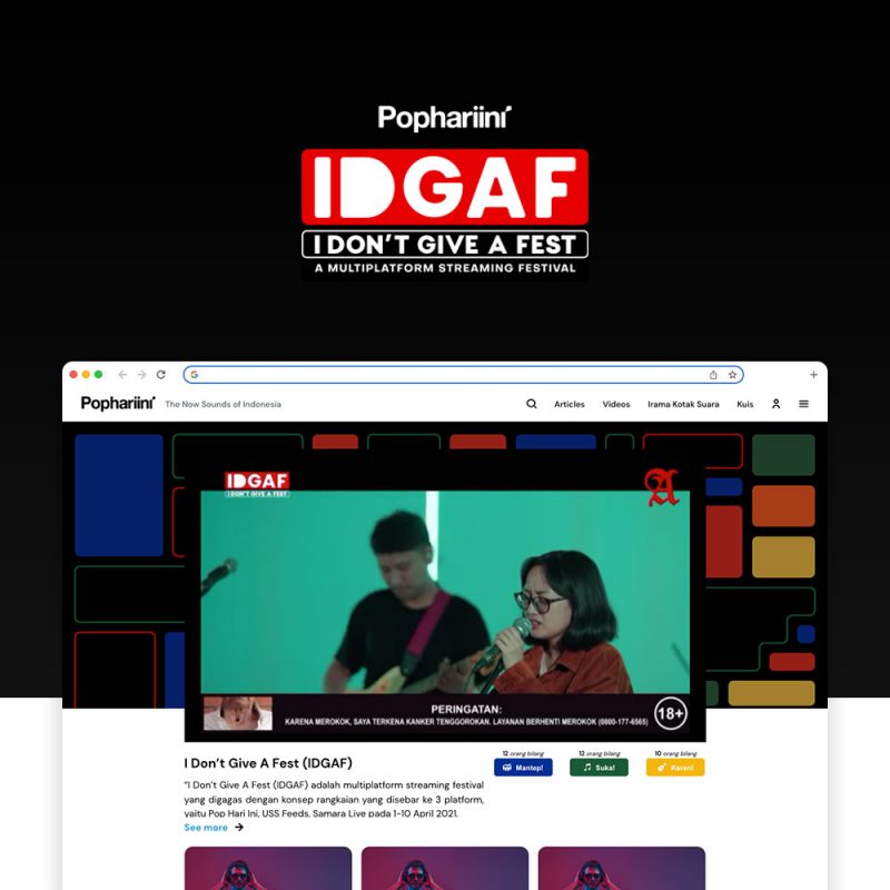 IDGAF – Pophariini